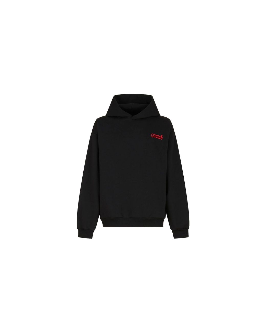 Marni Black Logo Printed Hoodie Fumu0067Pvuscy52" for men