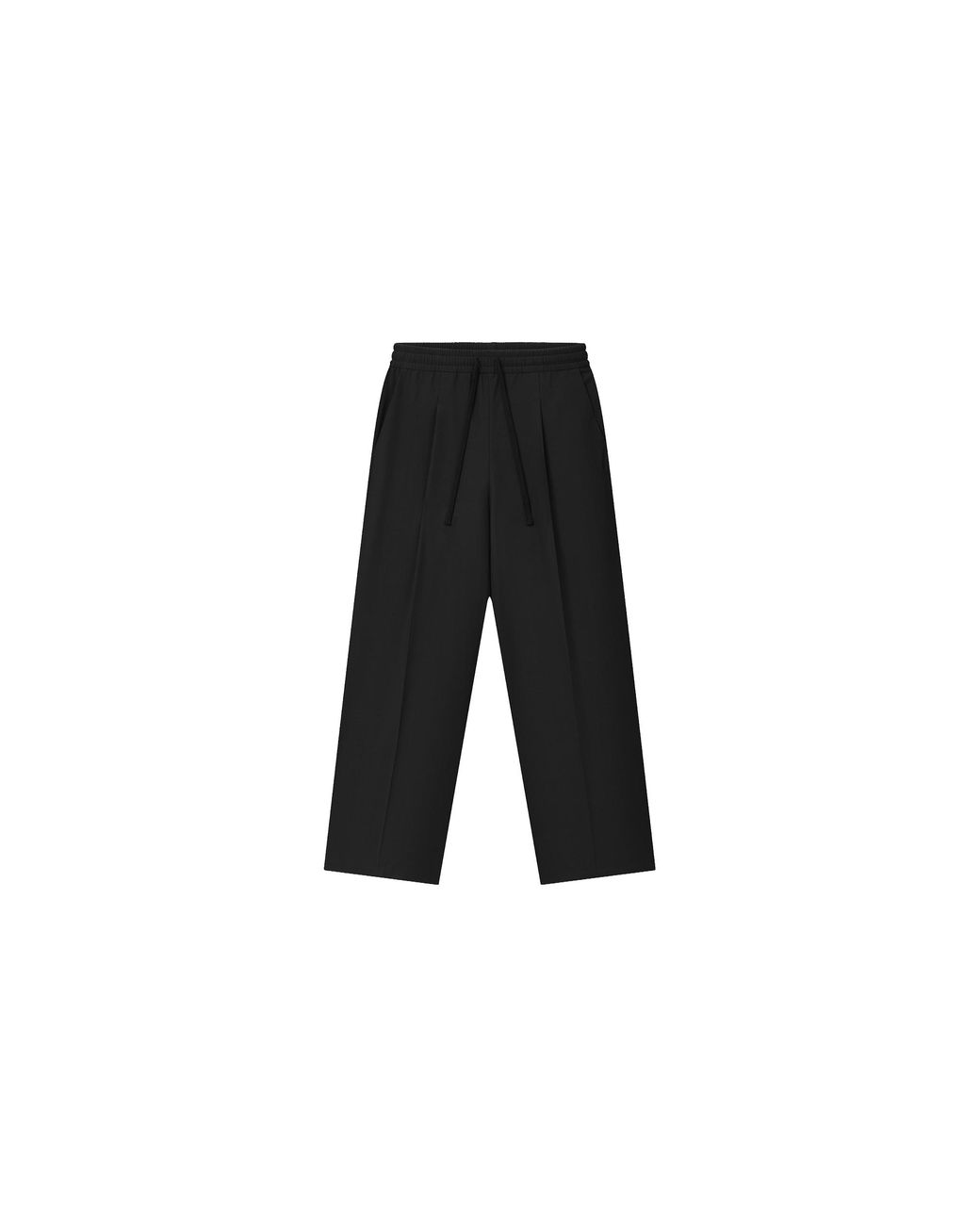 Fear Of God Black Silk Blend Pleat Front Drawstring Pant "Vintage" Rw00307" for men