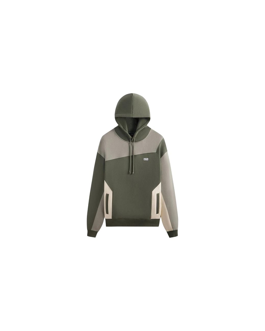 Kith Black Color-Blocked Madison Hoodie "Cavan" Khm031502 326" for men