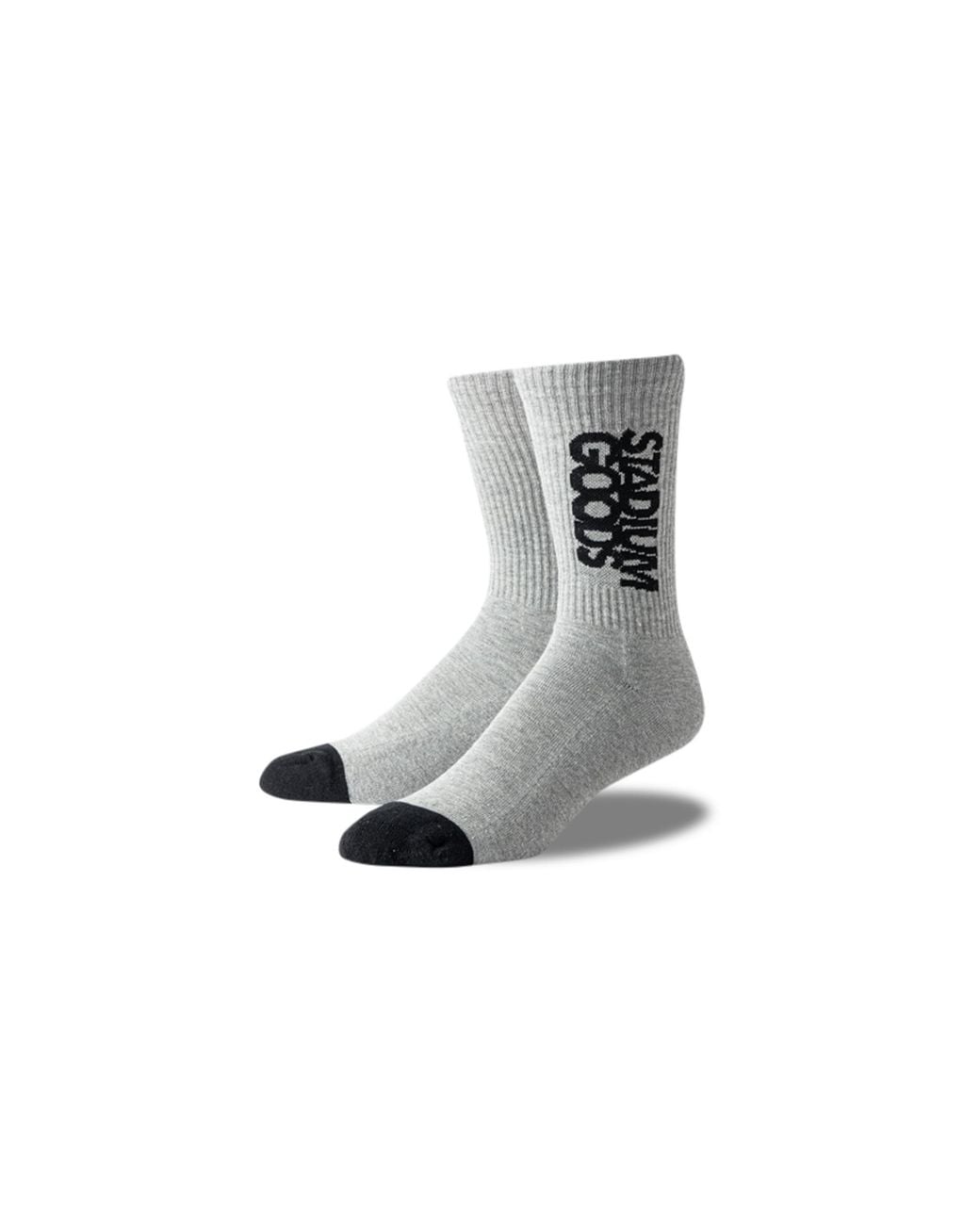 Stadium Goods Black Crew Socks "Varsity" Sgs0031" for men