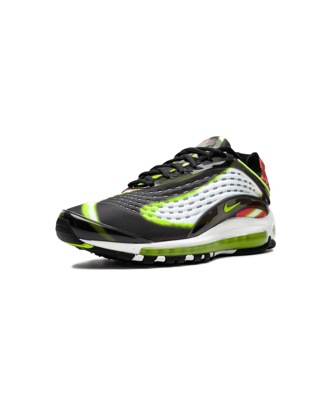 Nike Black Air Max Deluxe "Volt/Habanero" Aj7831 003" for men