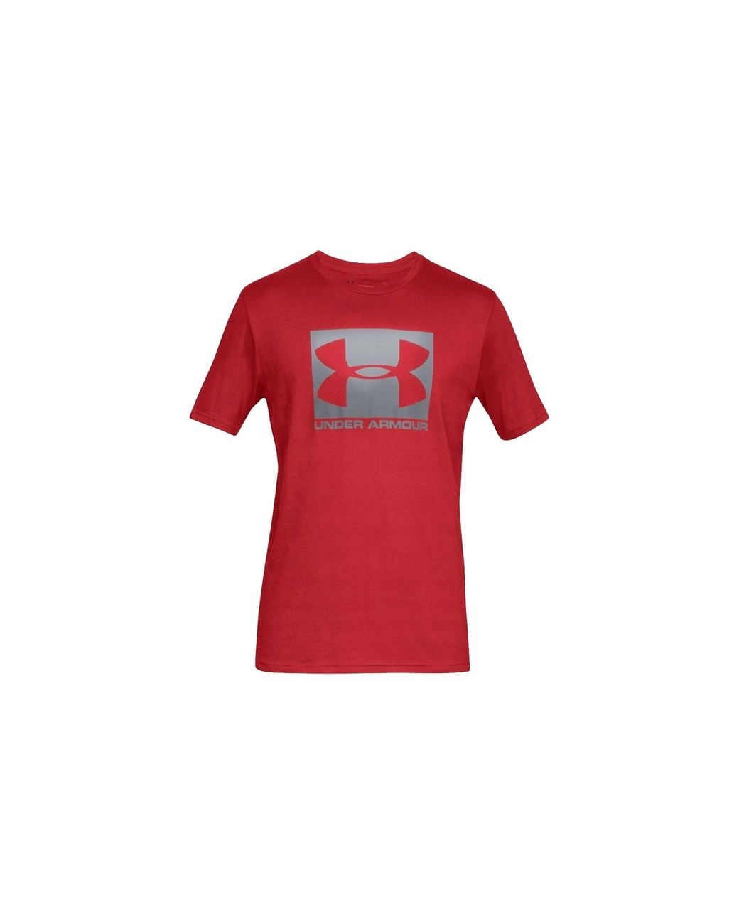 Under Armour Red Ko Sportstyle Logo Shortsleeve Heather Graphite" 1289889 600" for men