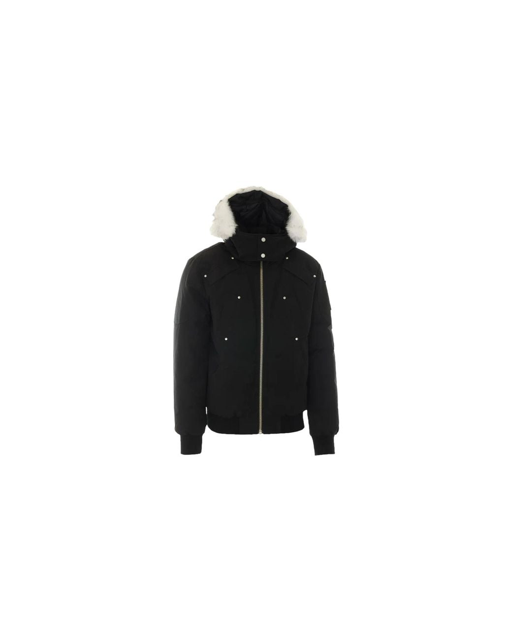 Moose Knuckles Black Original Ballistic Bomber Jacket M35Mb000S 1001" for men
