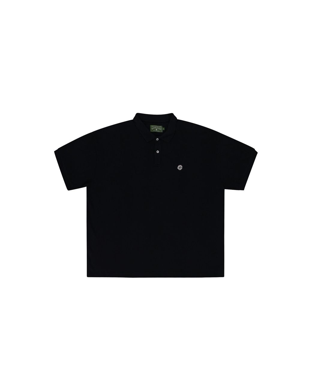 DENIM TEARS Black Peace Wreath Polo Shirt Dt933" for men