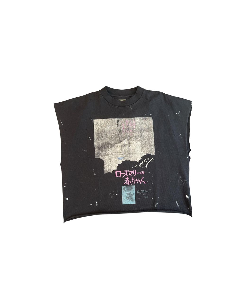 Astrum Black Rose's Cut-Off T-Shirt Ast042" for men