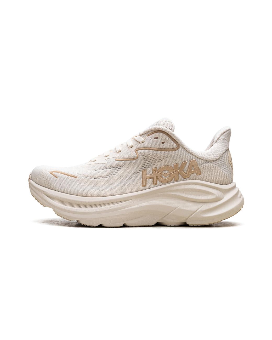 Hoka One One Black Clifton 10 "Vanilla Birch" 1162031 Vch"