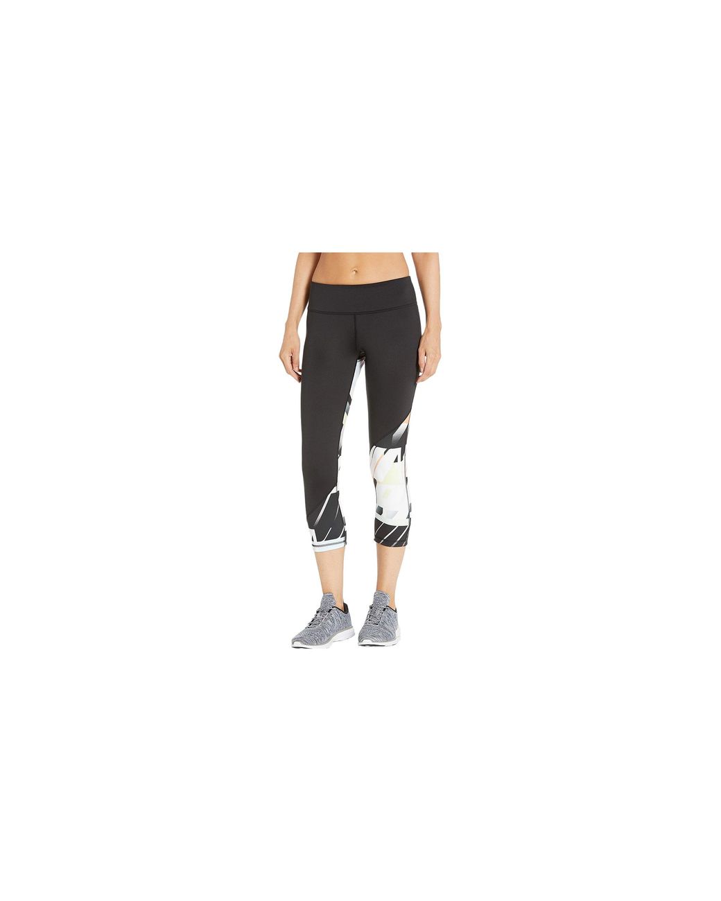 Reebok Black Crossfit Lux Bold 3/4 Tights Fj5313"