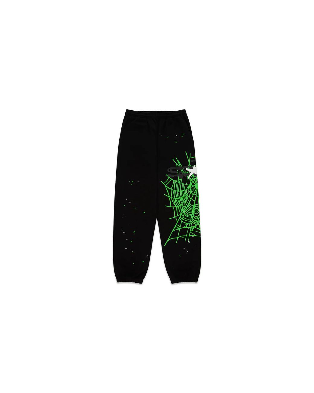 Sp5der Black Heavy Web Sweatpants 217" for men