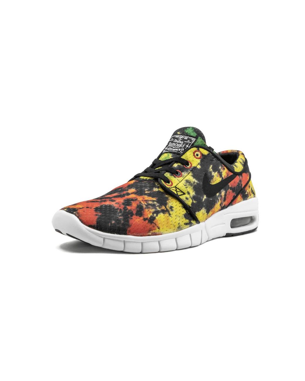 Nike Black Stefan Janoski Max Prm "Max Tie Dye" 807497 703" for men
