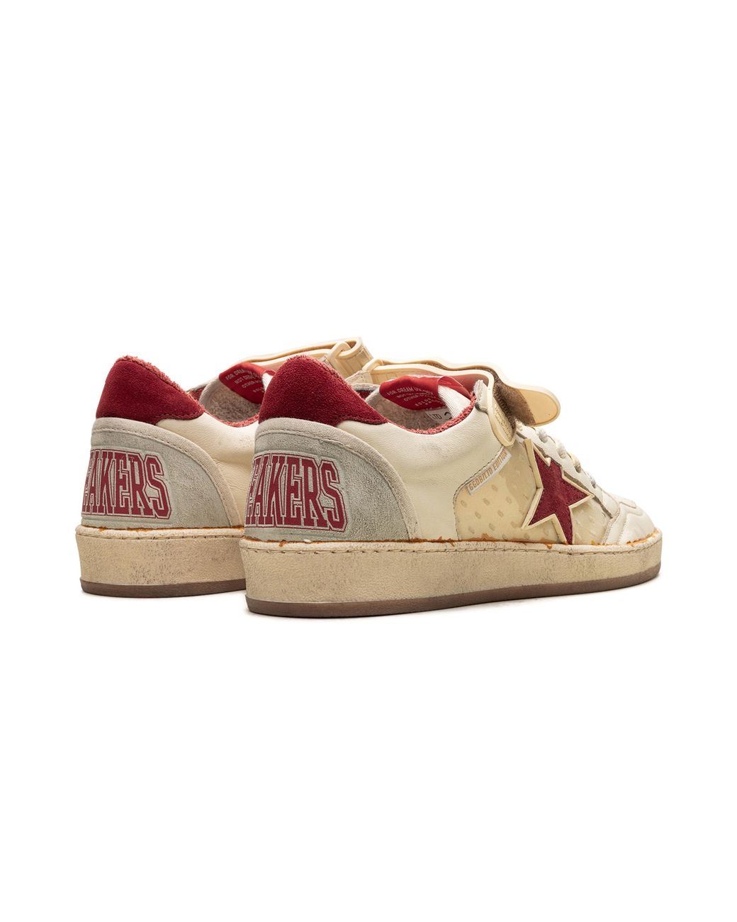 Golden Goose Deluxe Brand Black Ball Star With Strap Nappa And Pvc Upper Suede Star Spur And Heel Ice Pvc" Gwf00554.F005681.11474"