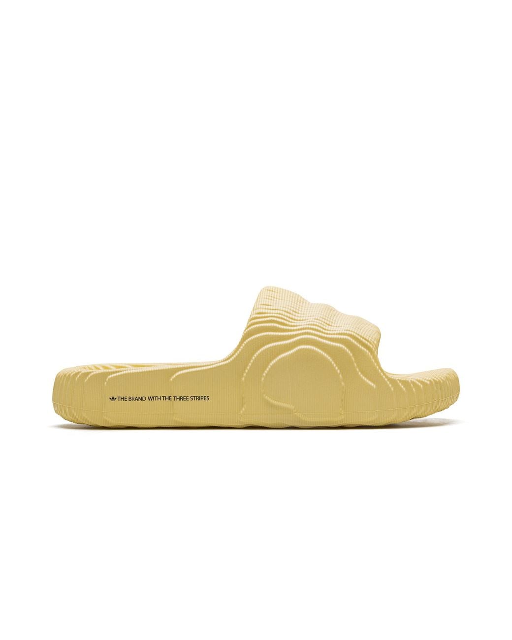 Adidas Yellow Adilette 22 Slides "St Desert Sand" Gx6945" for men