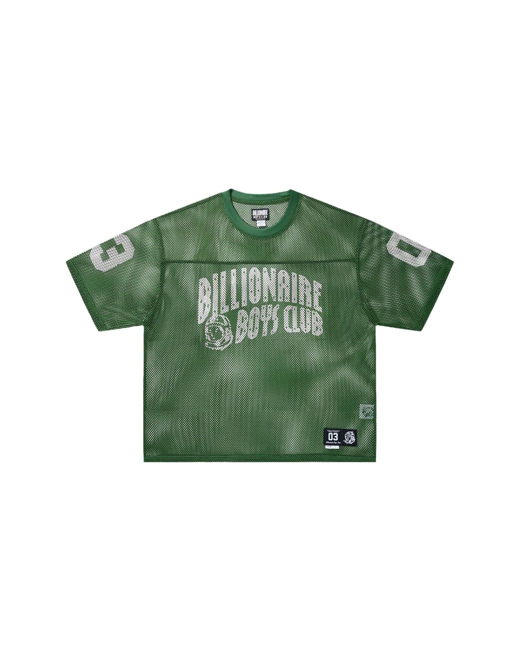 BBCICECREAM Green Varsity Knit Ss Jersey "Cropped" 861 3300 Gp" for men