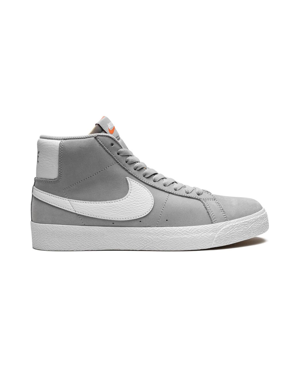 Nike Gray Sb Blazer Mid "Wolf" Dv5467 001" for men