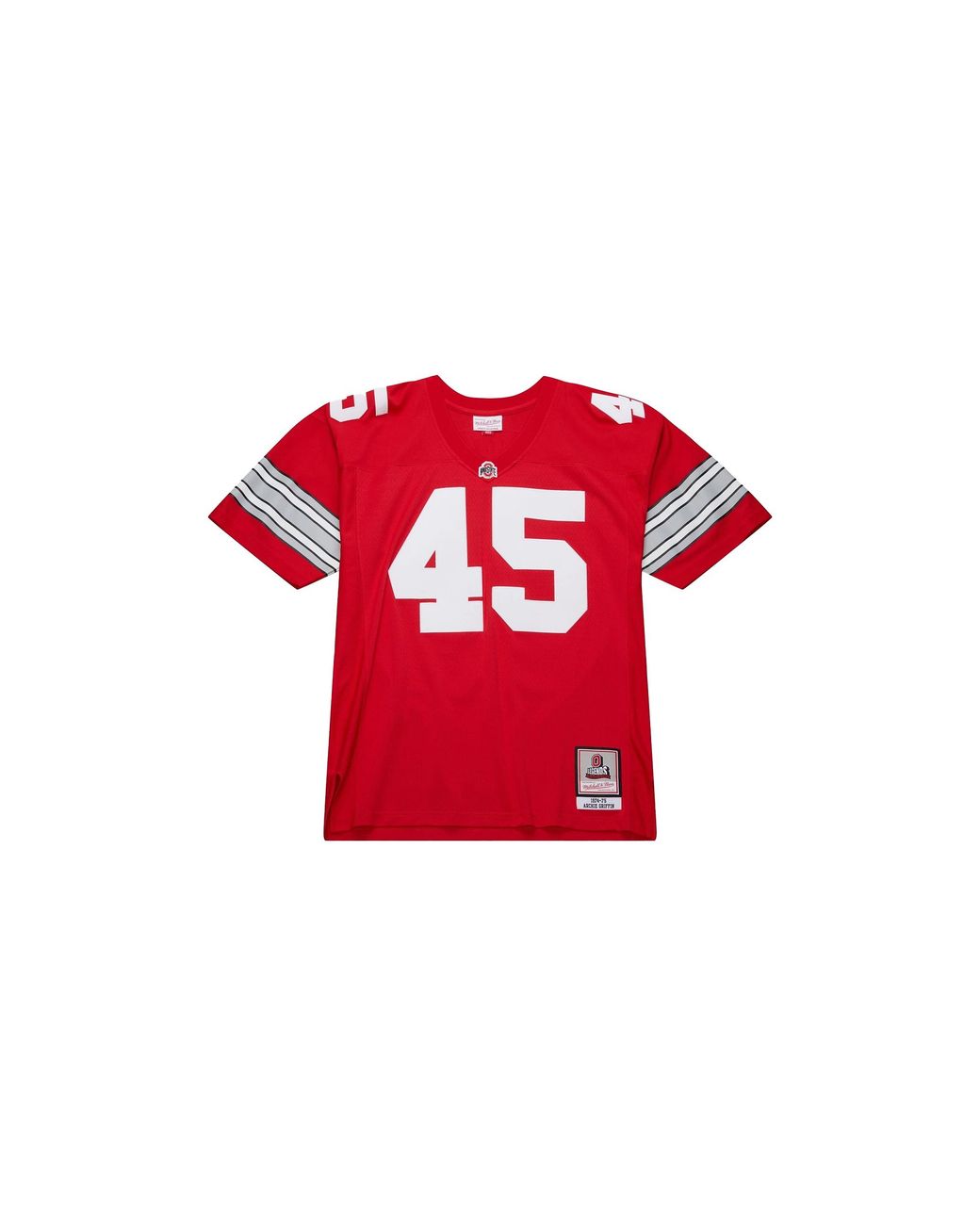 Mitchell & Ness Red Ncaa Archie Griffin Dark Jersey "1974 Ohio State Buckeyes for men
