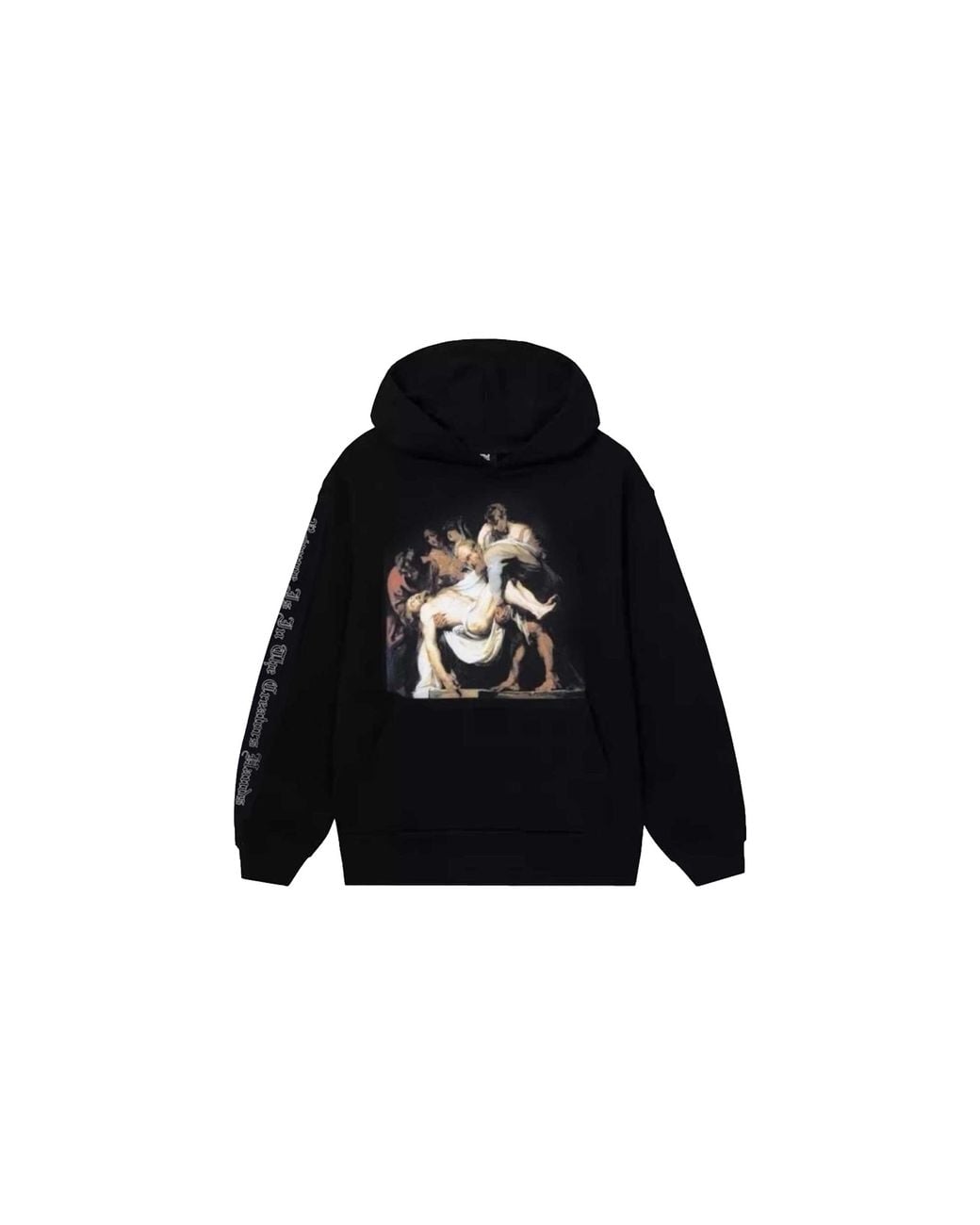 REVENGE Black Entombment Hoodie Rev0037" for men