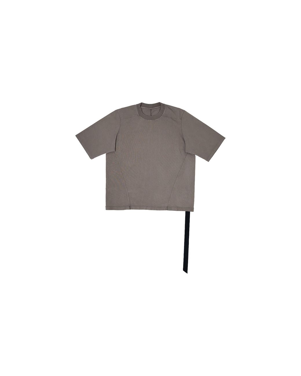 Rick Owens Black Walrus T-Shirt "Dust" Ds01F4201 Rn 34" for men