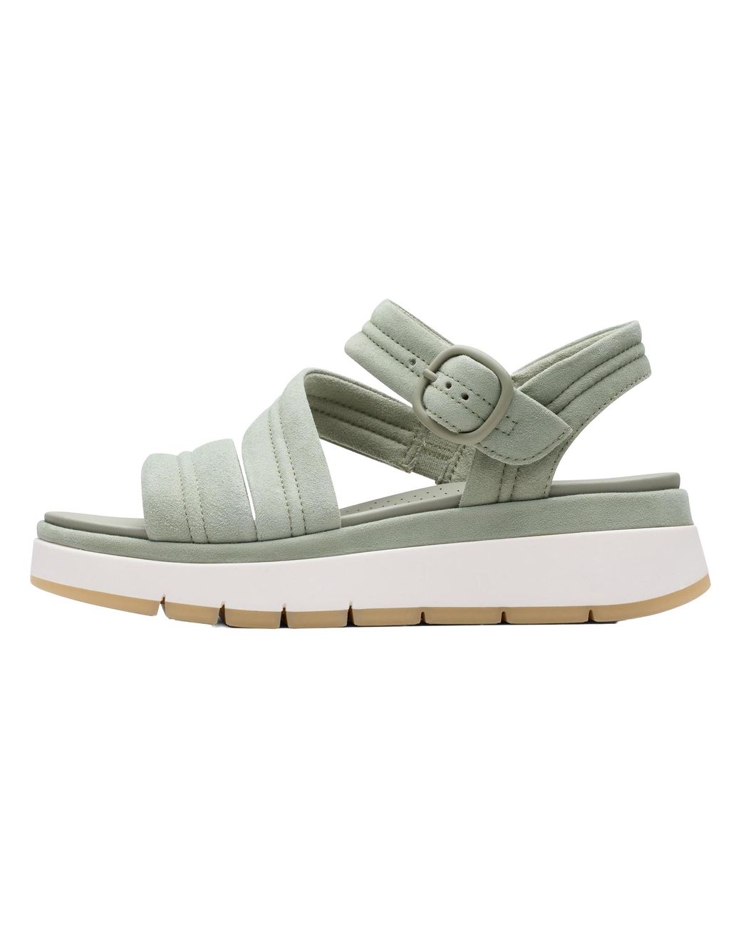 Clarks Metallic Tuscan Strap "Light Suede" 26181474"