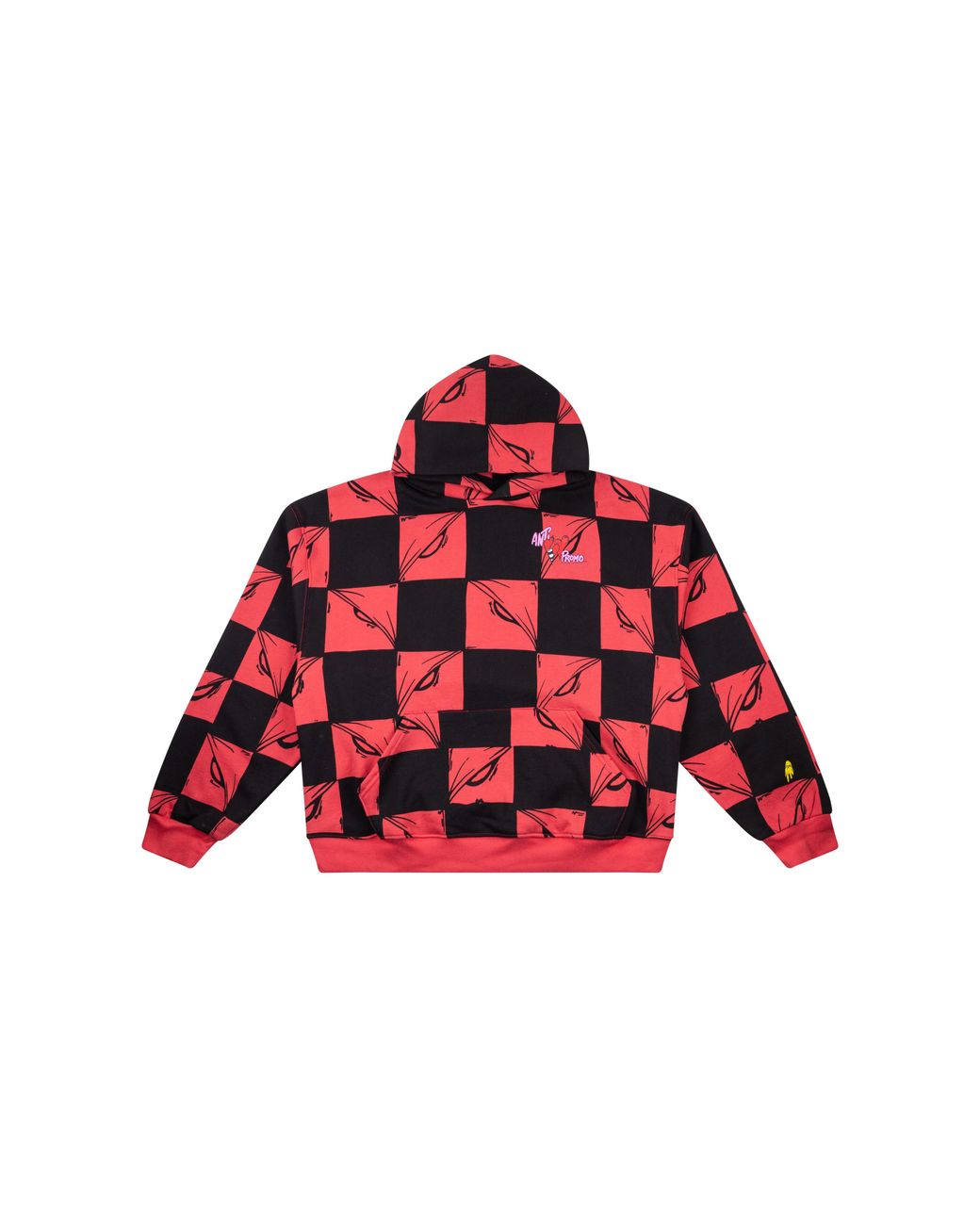 ANTI PROMO Red 99 Eyes Hoodie "Matty Boy for men