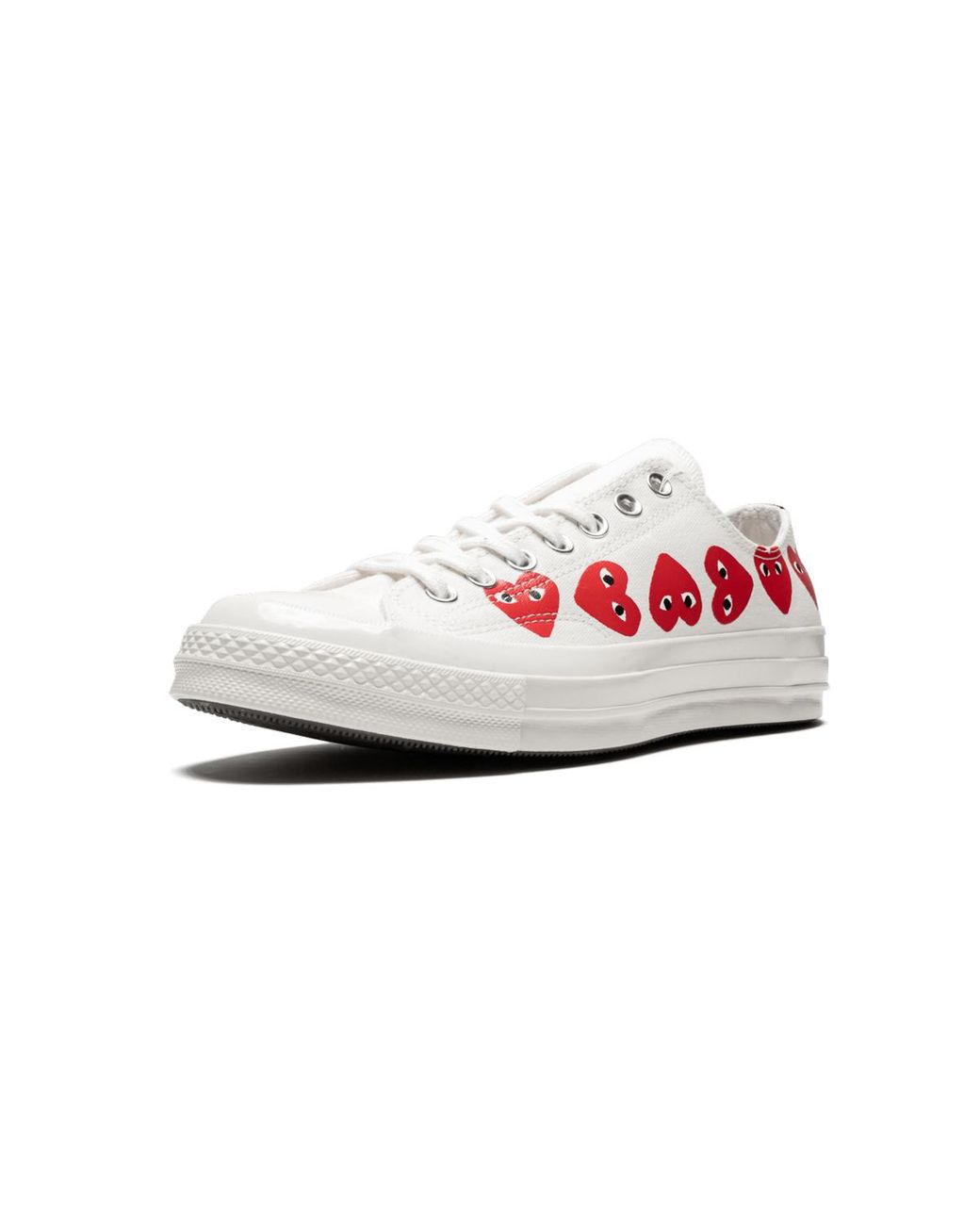 Converse Black Chuck 70 Ox "Comme Des Garçons Play Multi Hearts" 162975C" for men