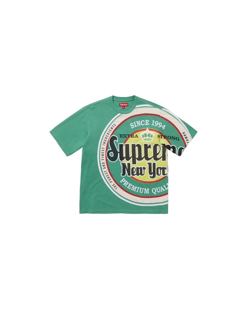 Supreme Green Lager S/S Top "Ss25