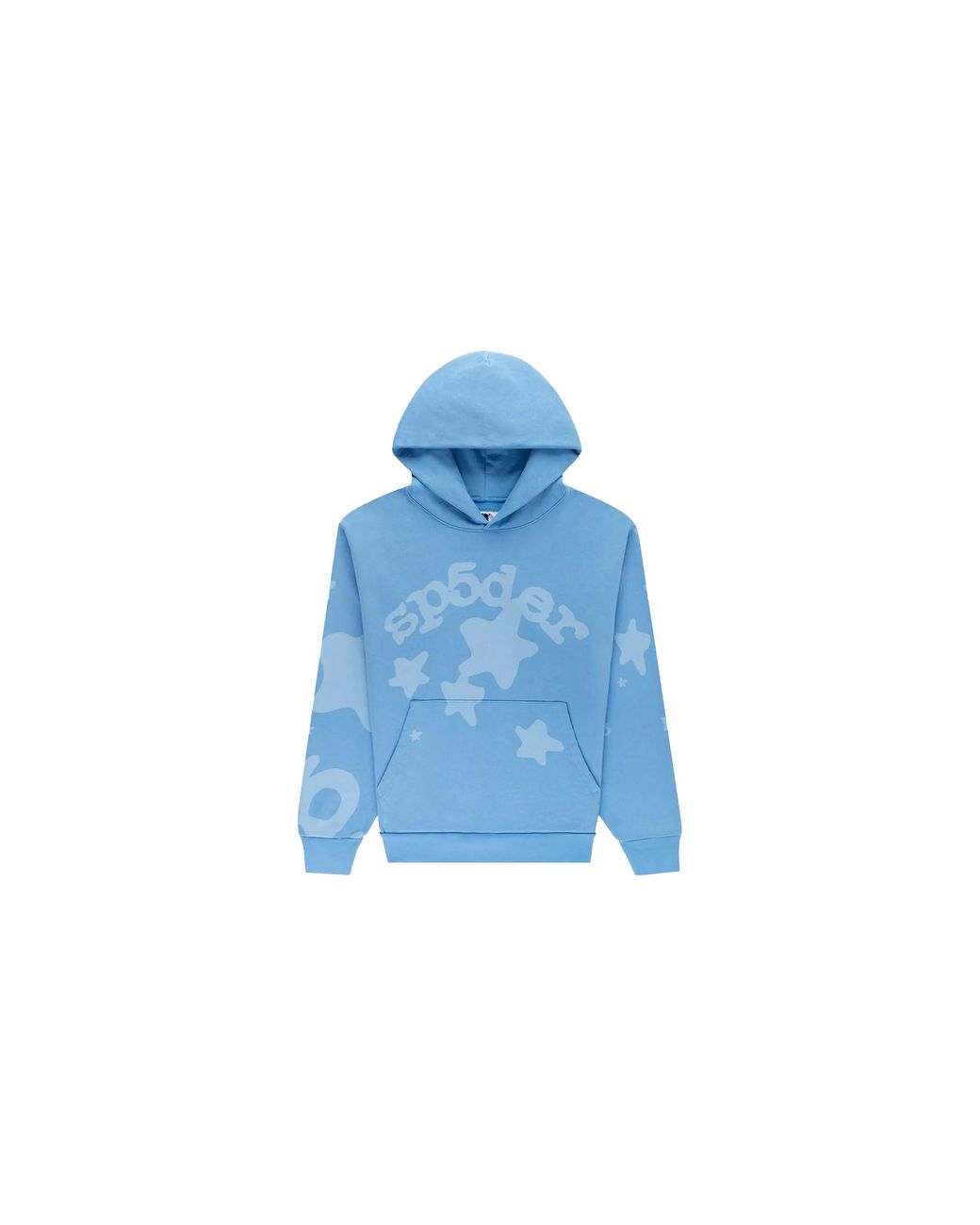 Sp5der Blue Beluga V2 Hoodie "Dusty" 43" for men