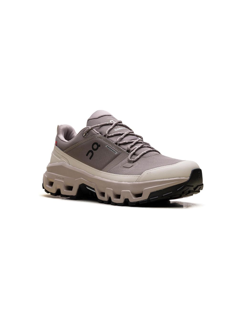 On Shoes Black Cloudrock Low Wp "Cinder Fog" 3Mf10252566" for men