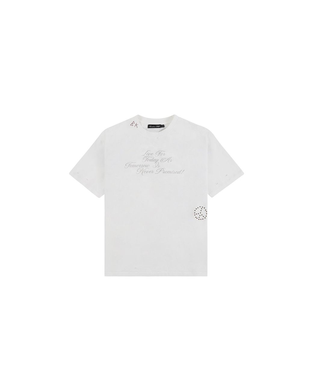 Boredom Kills Black Tomorrow T-Shirt Bk026" for men