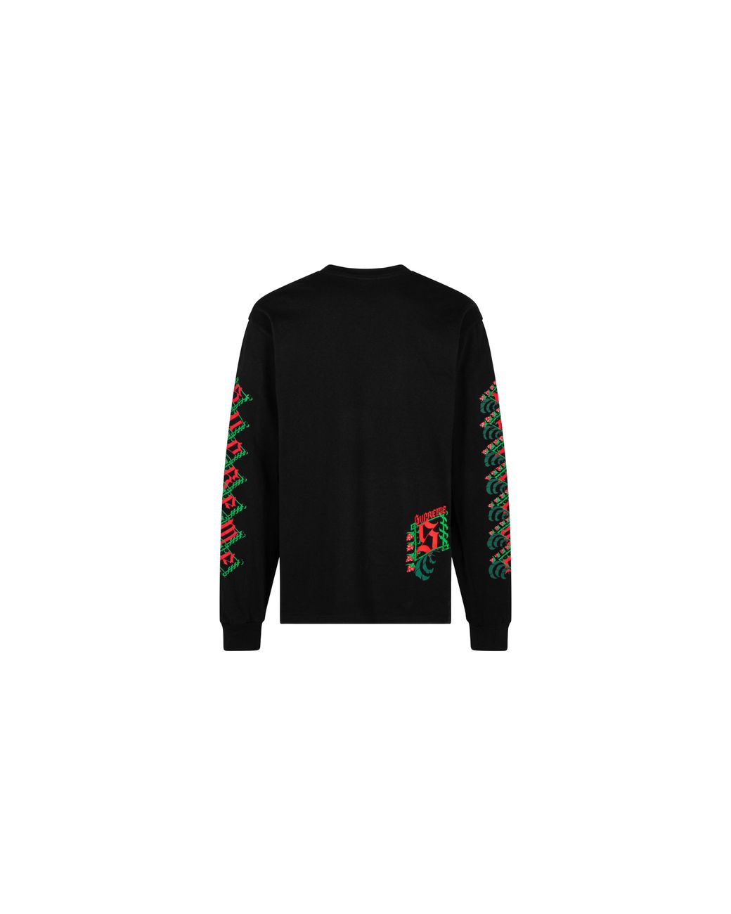 Supreme Black Strawberries L/S T-Shirt Su25182"