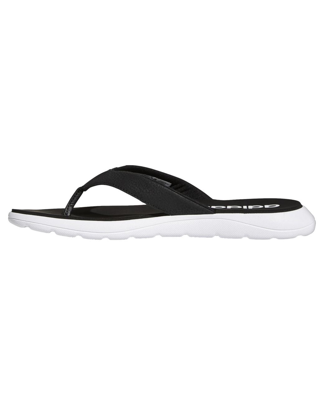 Adidas Black Comfort Flip-Flops "Core Cloud" Eg2069" for men