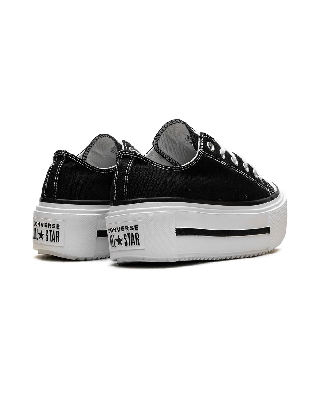 Converse Black Chuck Taylor All Star Lift Double Stack Low A15490C" for men