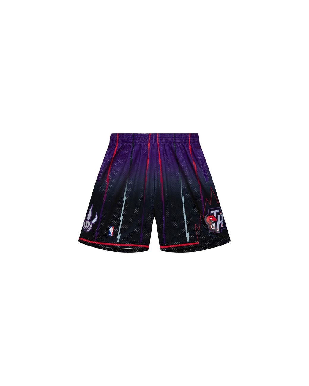 Mitchell & Ness Blue Fadeaway Swingman Shorts "Nba Toronto Raptors 1998" Smsh4301 Tra98Pppprbk" for men