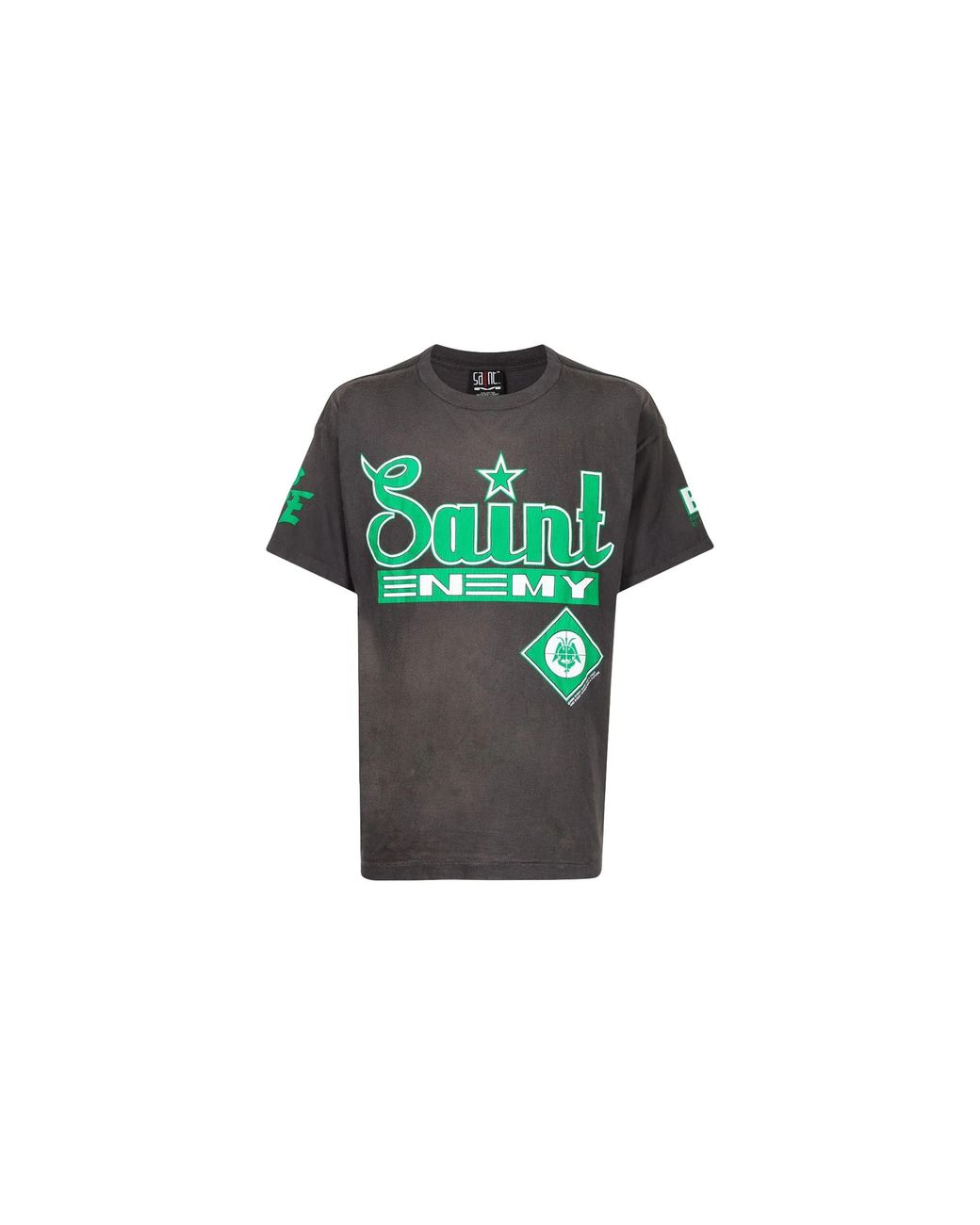 SAINT Mxxxxxx Black Saint Enemy T-Shirt Sm S22 0000 012" for men