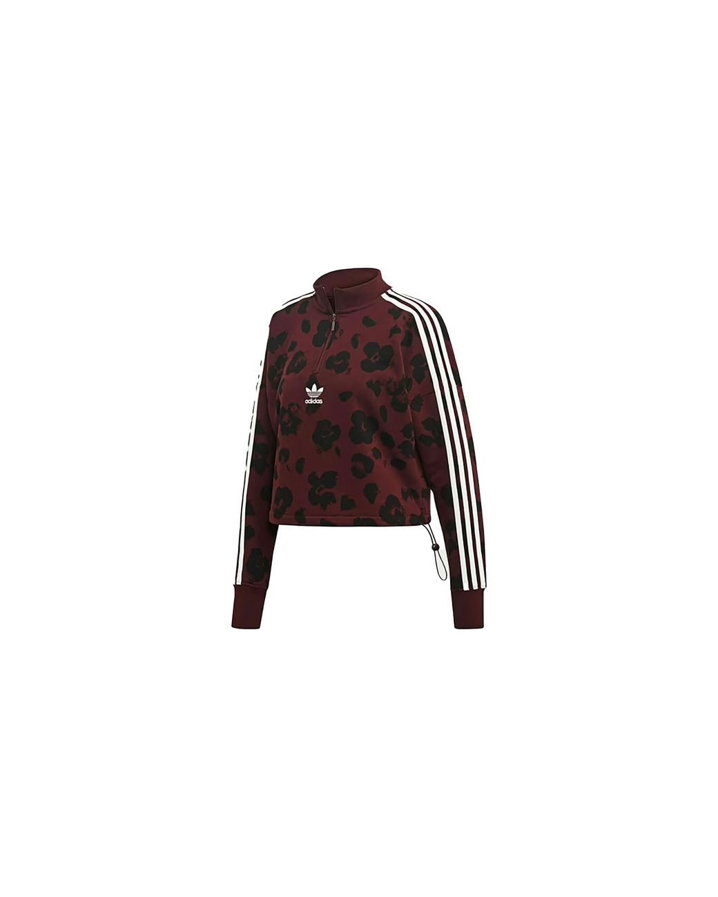Adidas Black Originals Bellista Allover Print Sweatshirt Ec1900"