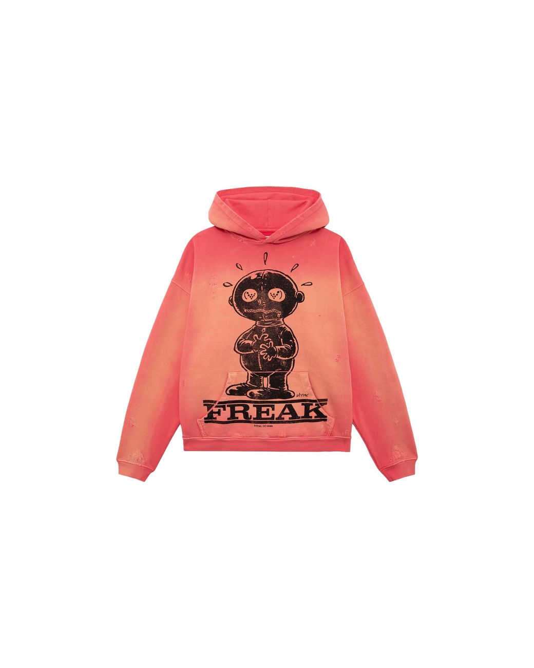 Vital Red Freak Hoodie Vt003" for men
