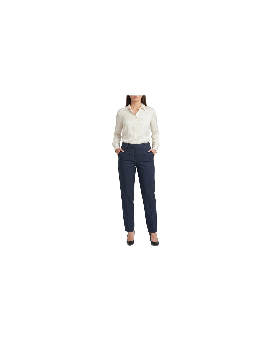 Brunello Cucinelli Black Tailored Trousers "Night Sky" Brun1483"