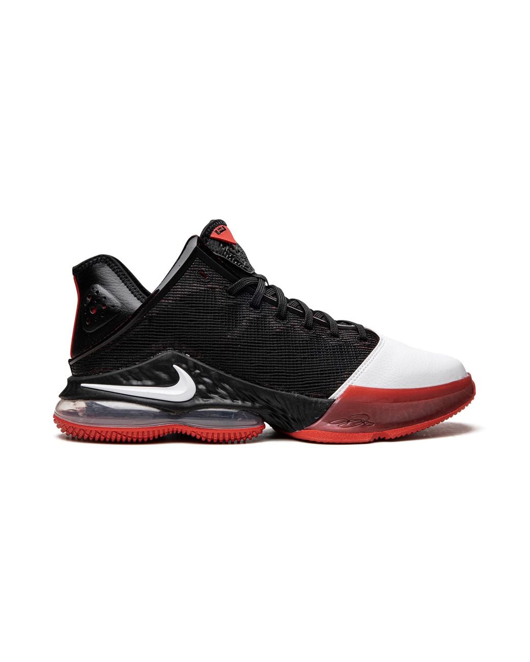 Nike Black Lebron 19 Low "Bred" Dh1270 001" for men