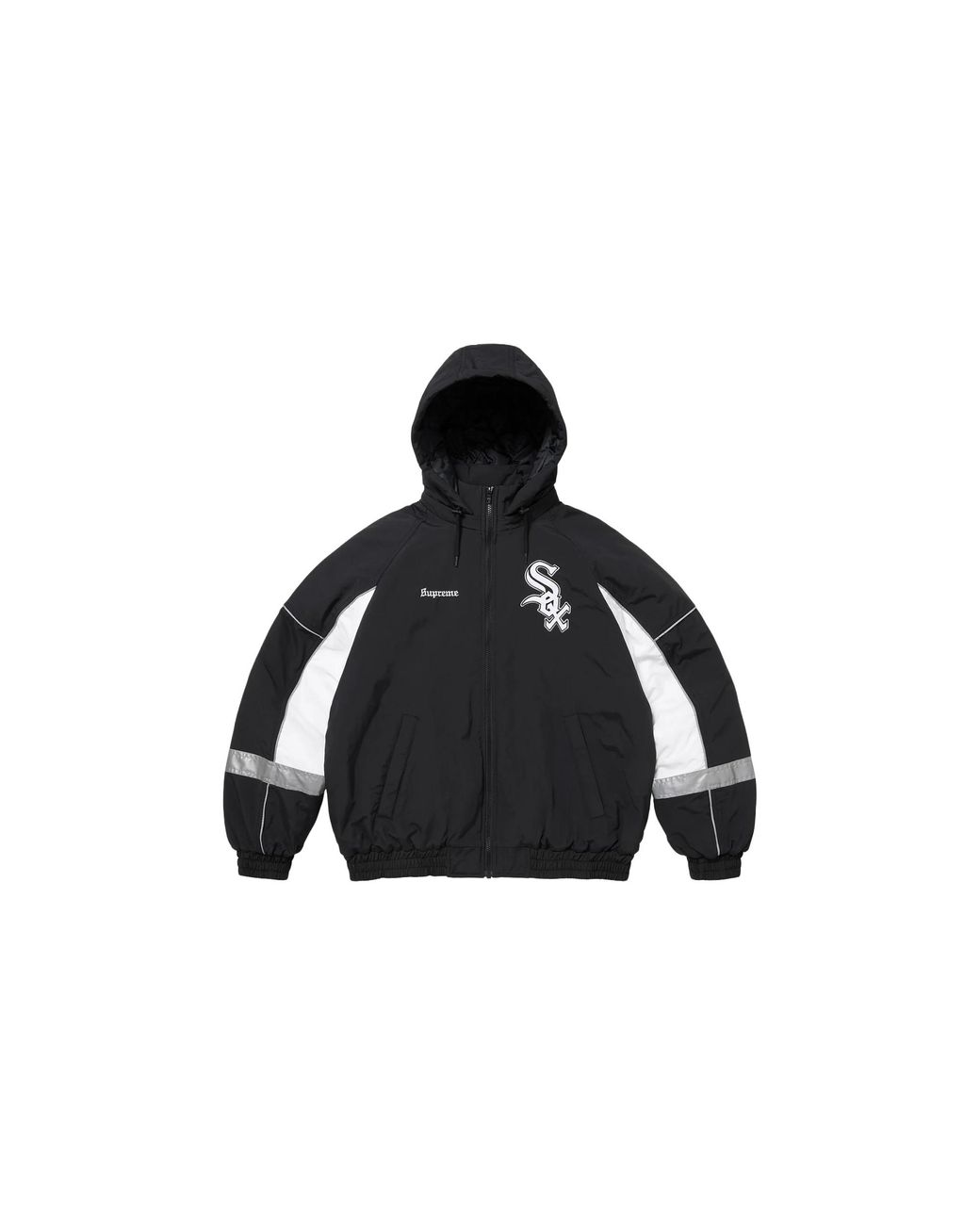 Supreme Black Chicago Sox Stadium Jacket "Fw25