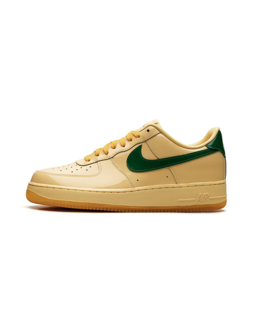 Nike Black Air Force 1 Low "Patent Leather Topaz Pine" Io4489 700" for men