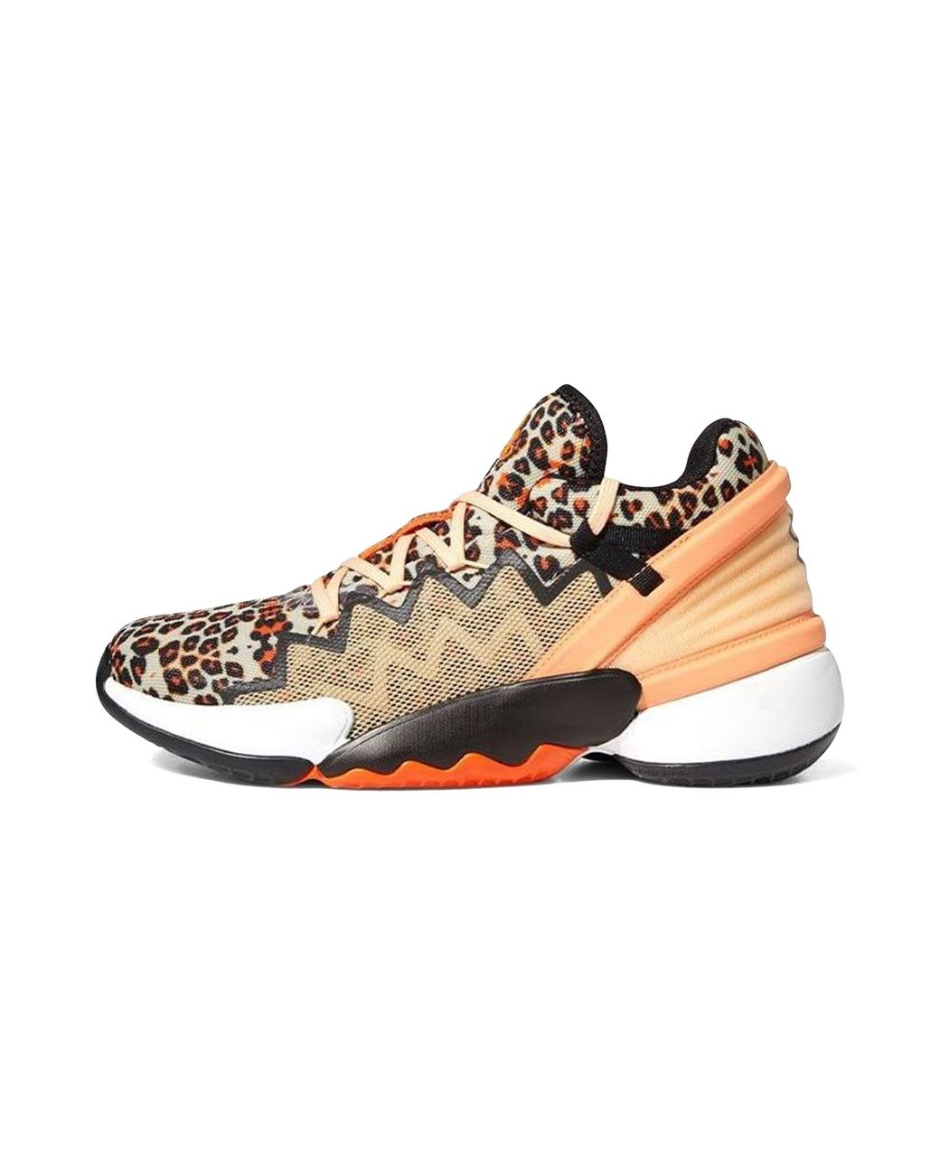 Adidas Black D.O.N. Issue 2 "Leopard" Fy0895" for men
