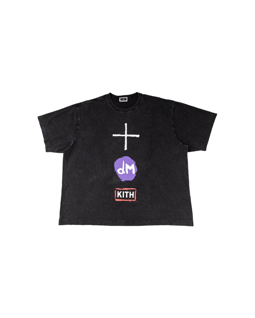 Kith Black Depeche Mode Devotional Tour Vintage Alex T-Shirt Khm035089 001" for men