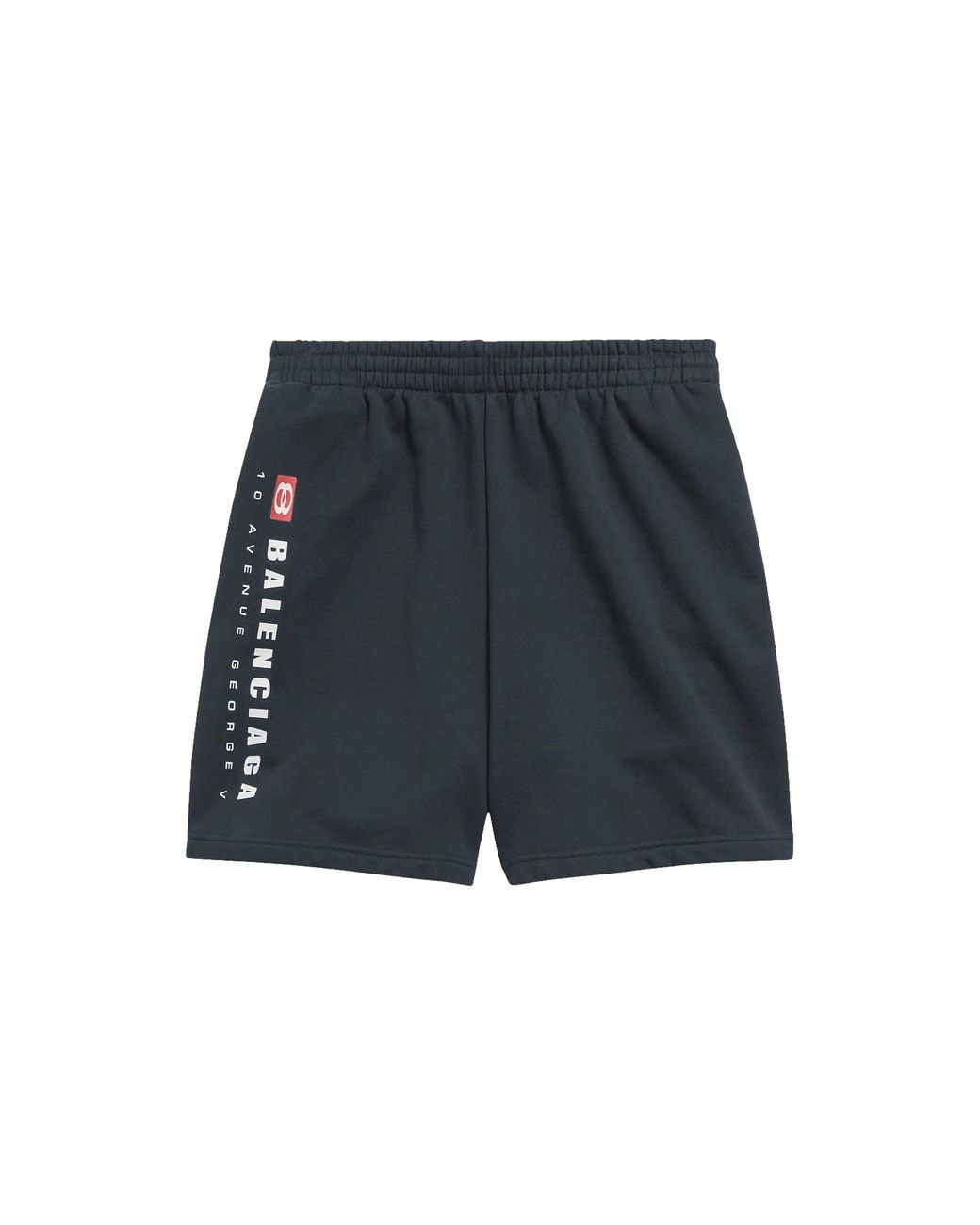 Balenciaga Black Unity Sport Shorts "Faded" 826385 Tsvb2 1083" for men