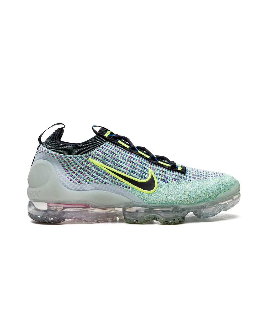 Nike Black Air Vapormax Flyknit 2021 "Volt Photo" Dx3368 700" for men