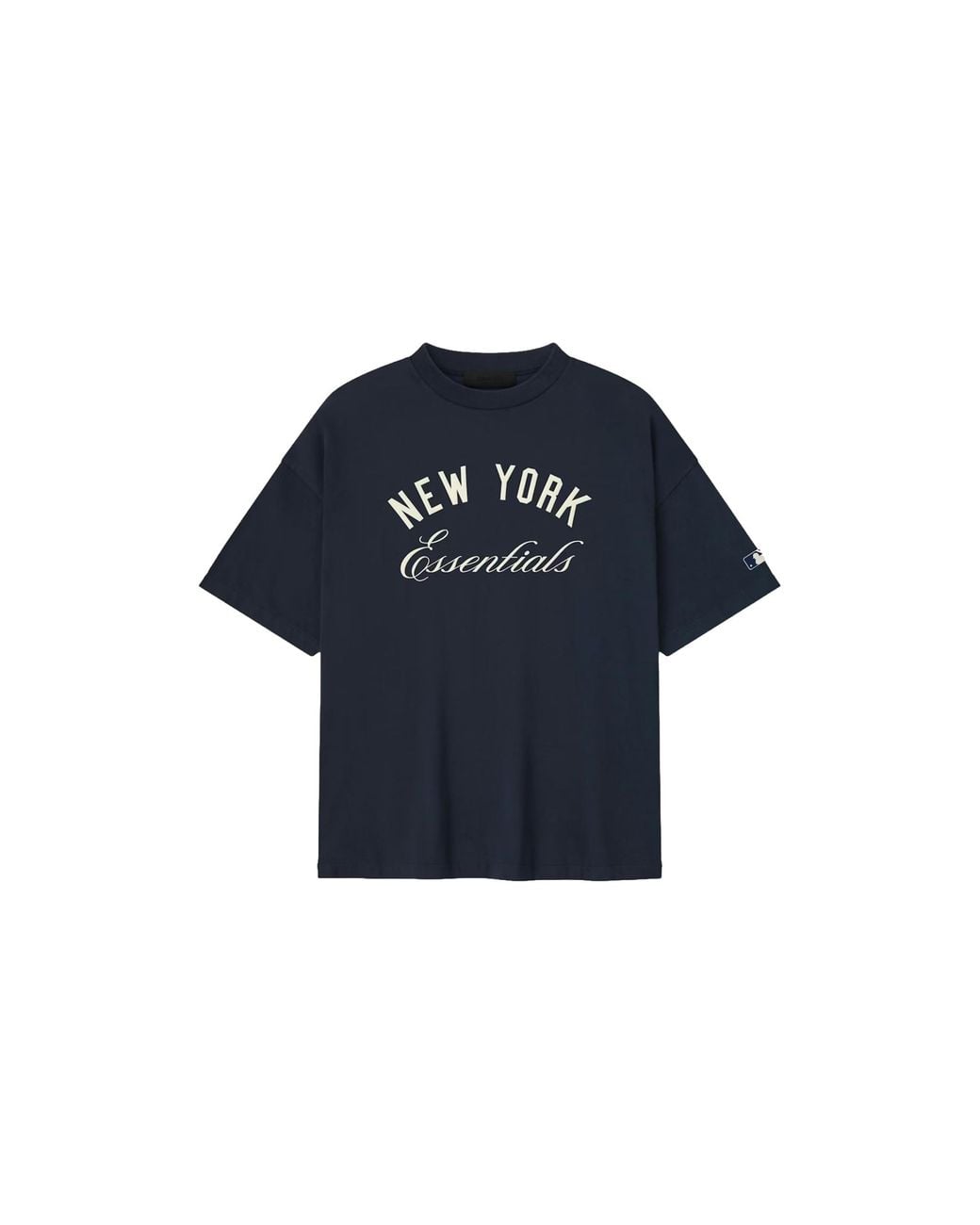 Fear Of God Blue Yankees 90's T-Shirt "Dark Sapphire" Lmg038Ya" for men