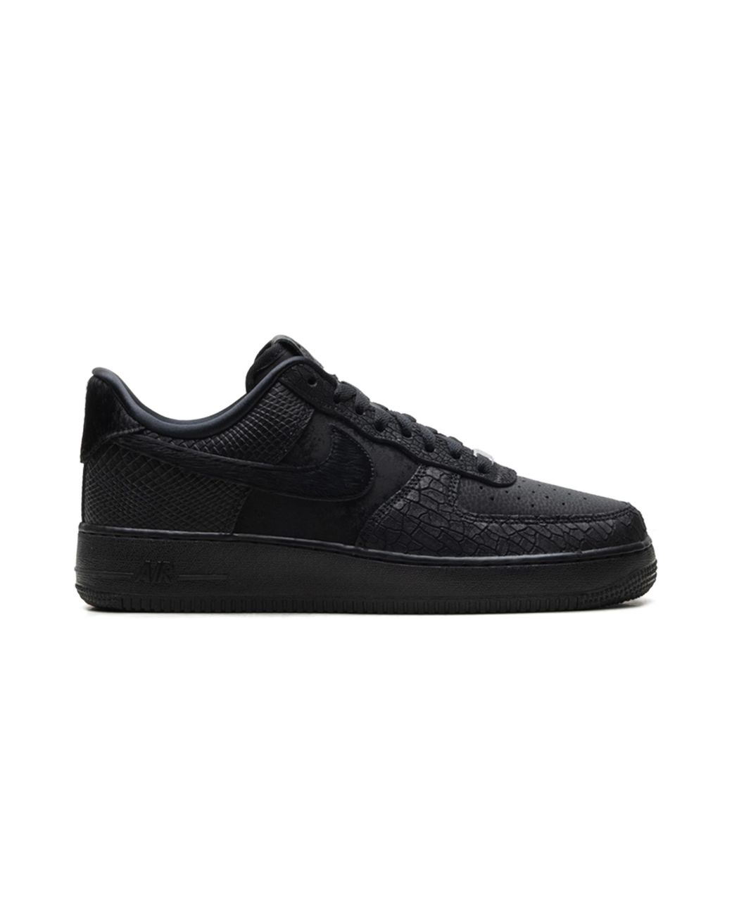 Nike Black Air Force 1 '07 Lx "3X Celebration Triple" Hq1977 001" for men
