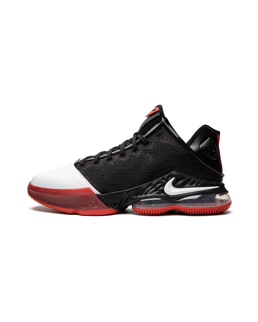Nike Black Lebron 19 Low "Bred" Dh1270 001" for men