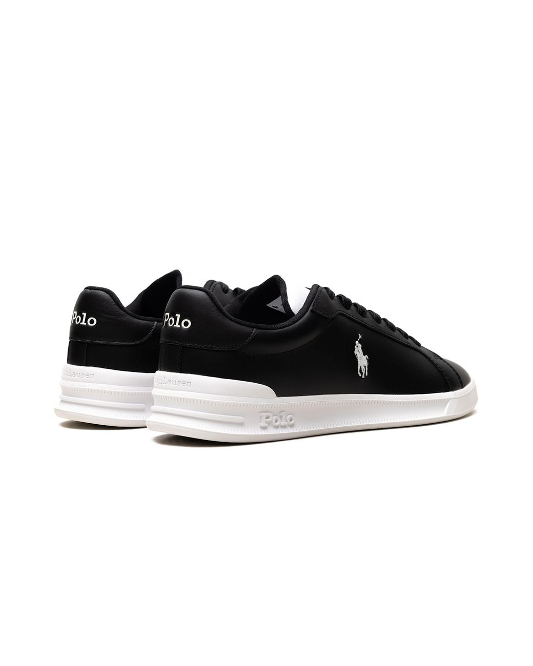 Polo Ralph Lauren Black Heritage Court Ii Nappa 809944784 004" for men
