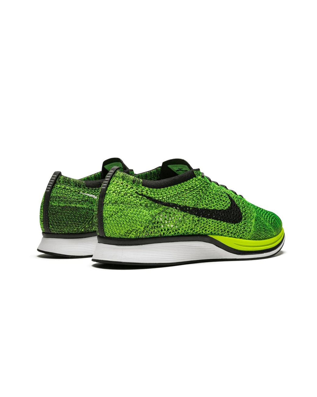 Nike Green Flyknit Racer "Volt Sequoia" 526628 731" for men