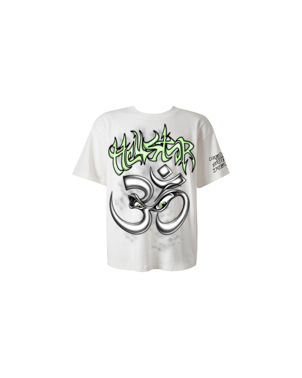 HELLSTAR Black Reach Your Inner Peace Yoga T-Shirt Hsr255" for men