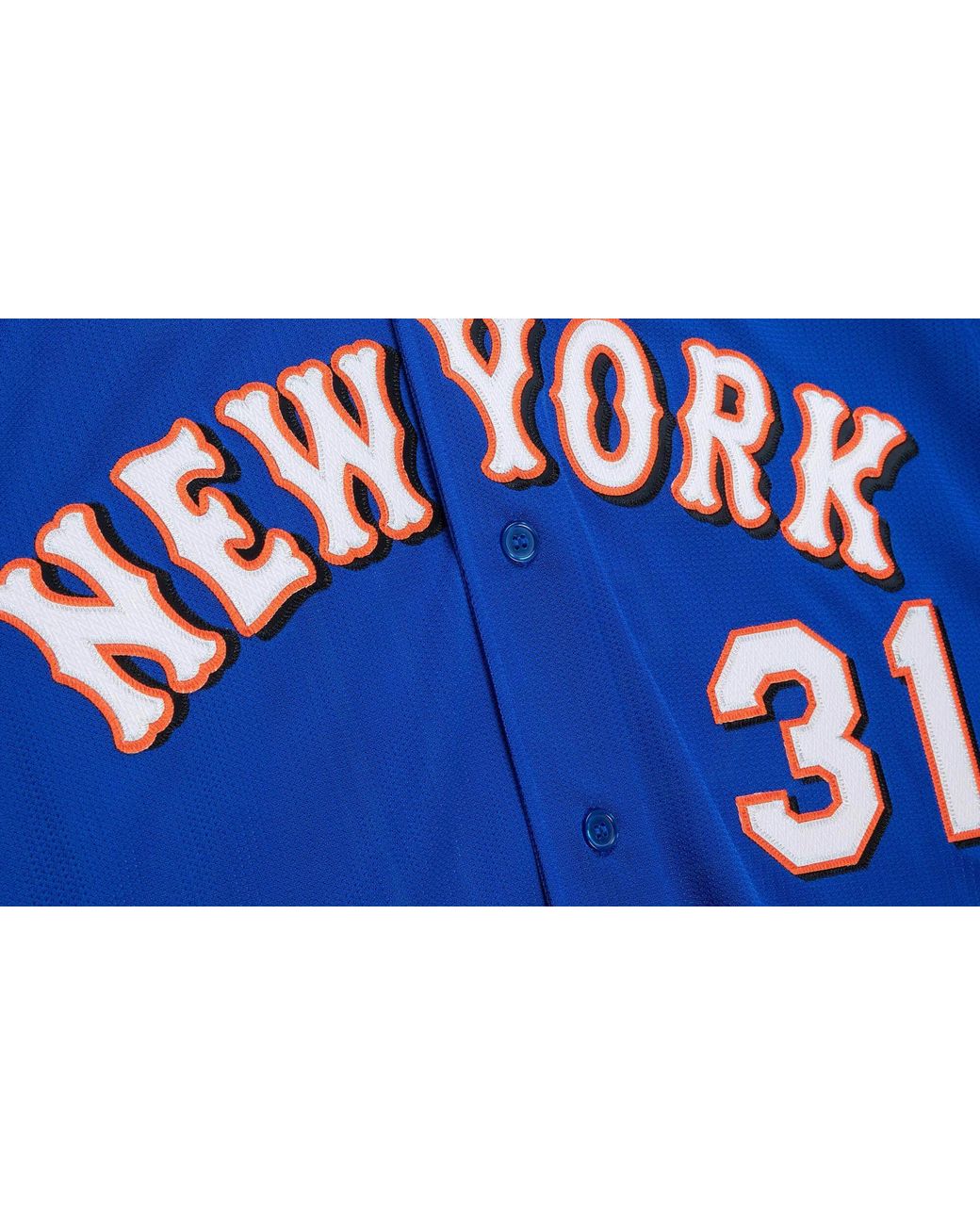 Mitchell & Ness Blue Authentic Batting Practice Jersey "Mlb Ny Mets 1999 Mike Piazza" Abbf3111 Nym99Mpiroya" for men