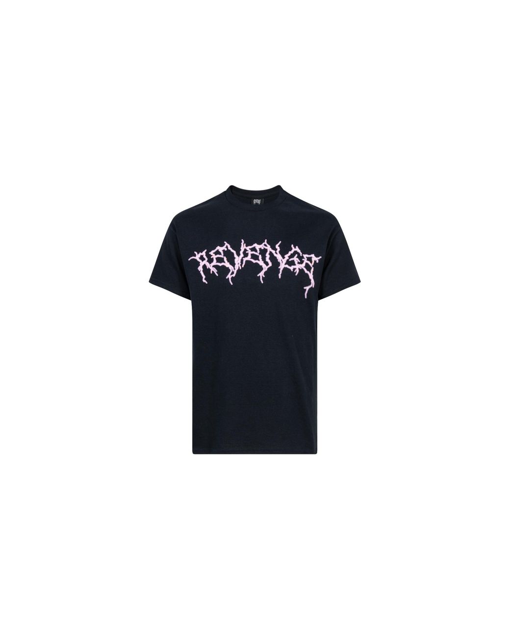REVENGE Black Lightning Anarchy T-Shirt Rev0001" for men